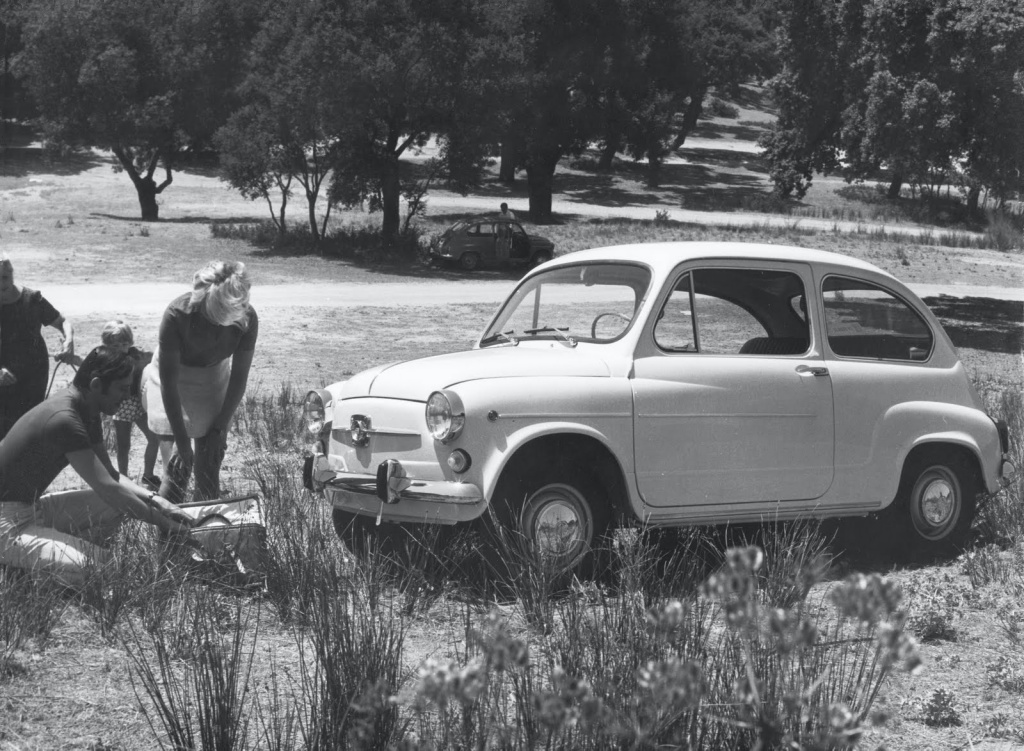 Seat 600 en el campo