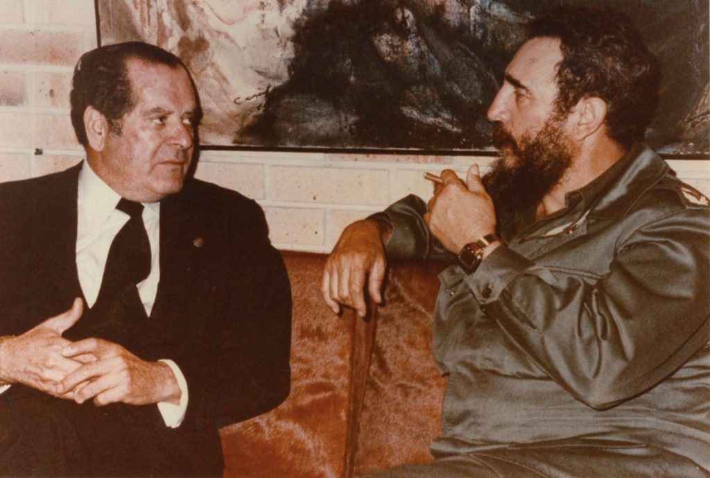 Barreiros con Fidel Castro
