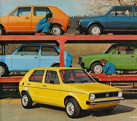 Golf: Esos colores setenteros | Volkswagen