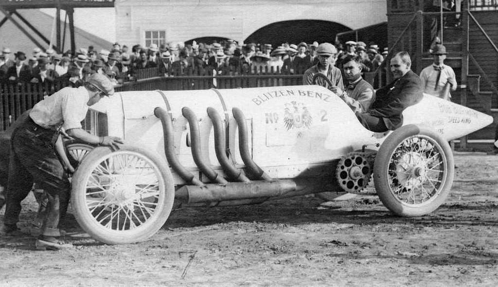 El Blitzen Benz construido en 1909 para batir récords de veolcidad