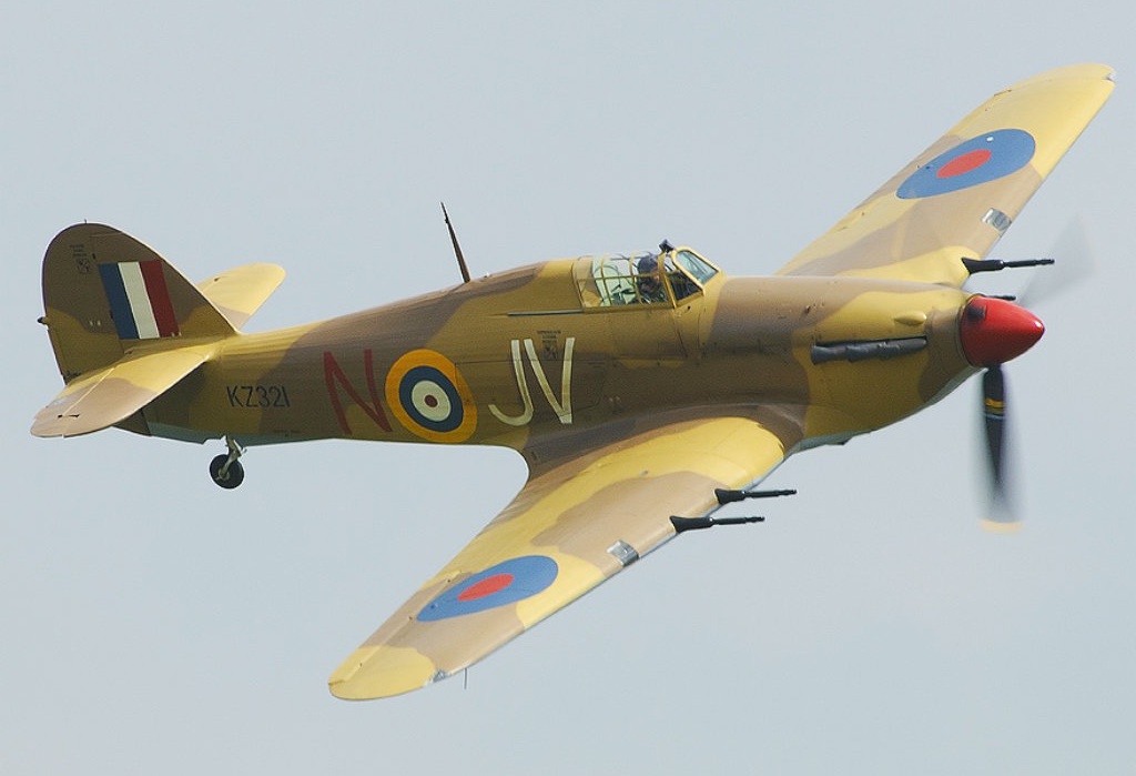 Hawker Hurricane, uno de tantos con motor Rolls–Royce