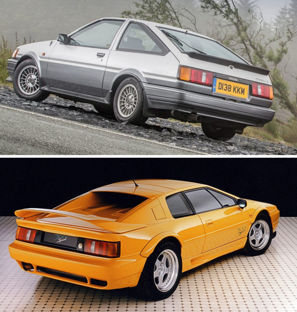 Toyota Corolla AE86 & Lotus Esprit | Toyota UK, Lotus