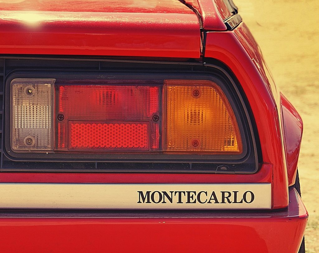 Typography Lancia Beta Monteacarlo