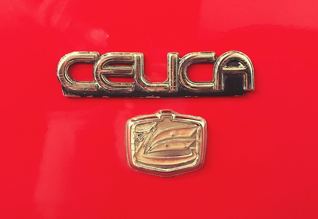 Typography Toyota Celica