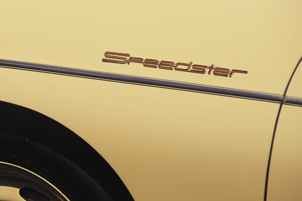 Typography Porsche 356 Speedster