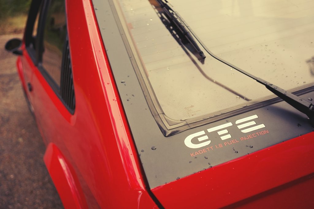 Typography Opel Kadett GTE