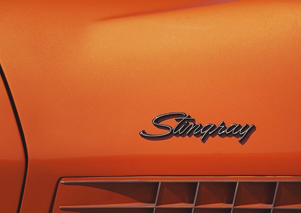 Tipografía Chevrolet Corvette Stingray