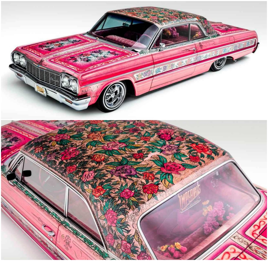 El  "Gypsy Rose", un Chevrolet Impala de 1964 diseñado por Jesse Valadez