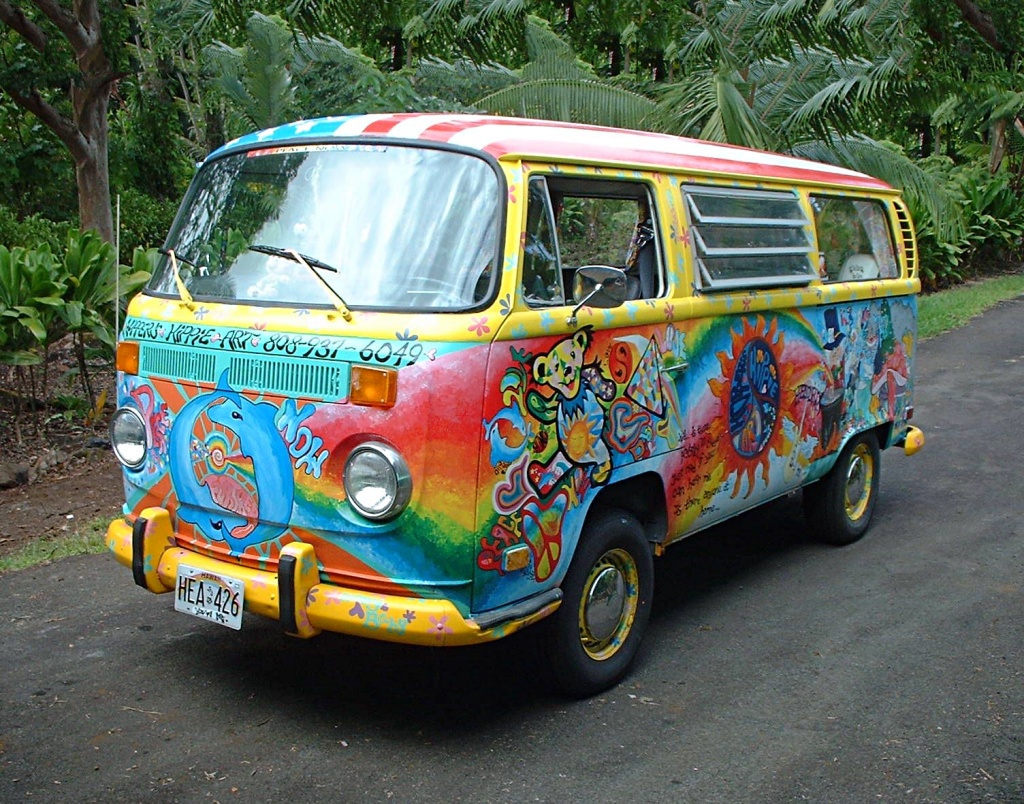 Volkswagen Bus Hippie