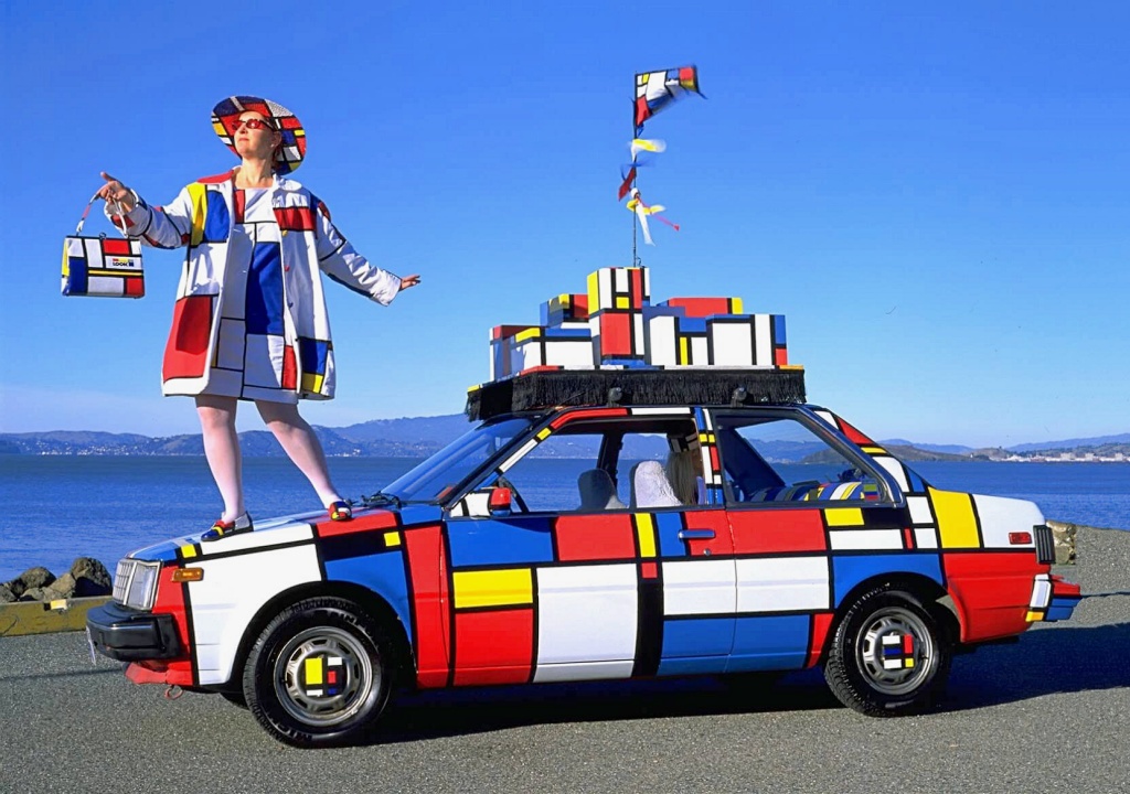 El "Mondrian Mobile" por Emily Duffy