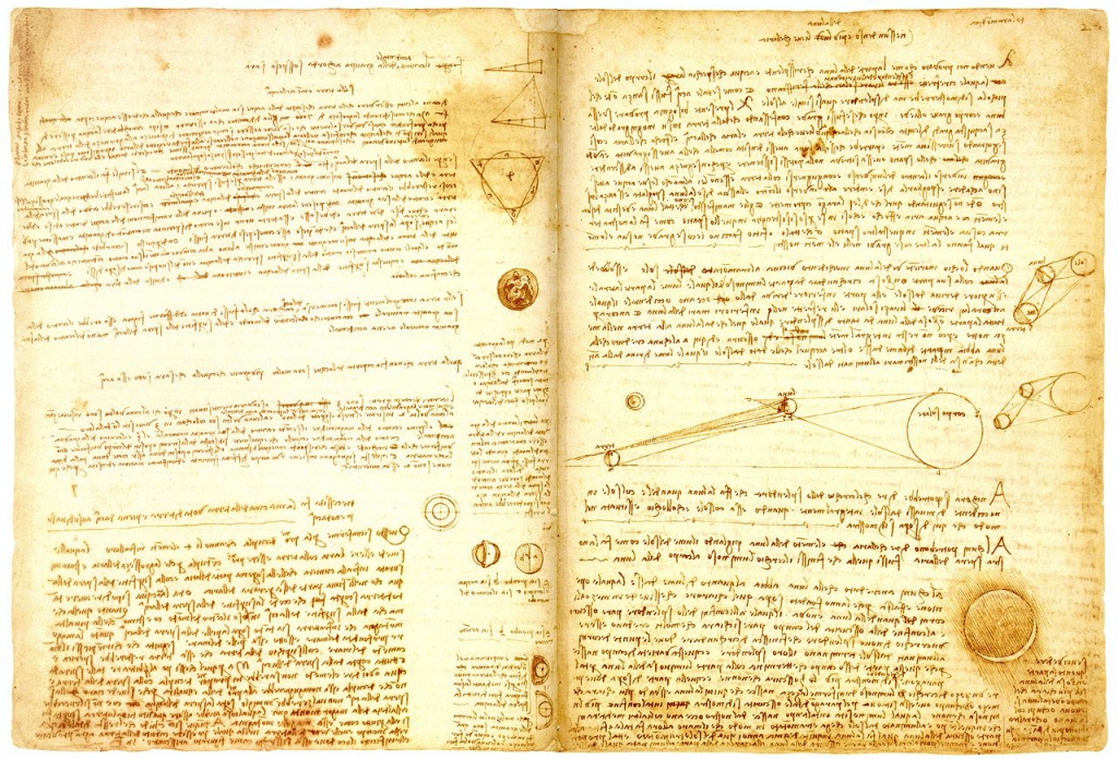 Códice “Leicester” de Leonardo da Vinci vendido por Christie’s en Nueva York el 11.11.1994 por 30,8 M$ (53,2 M$)