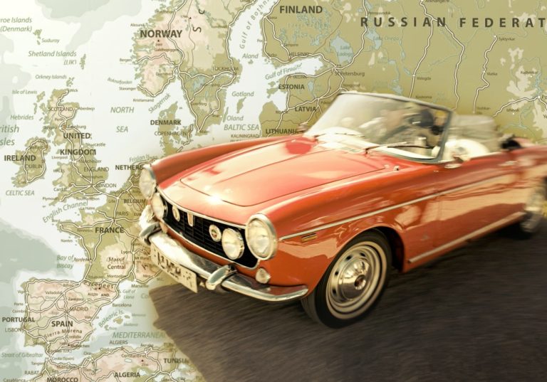 Mejores ruta Europa Fiat Cabrio