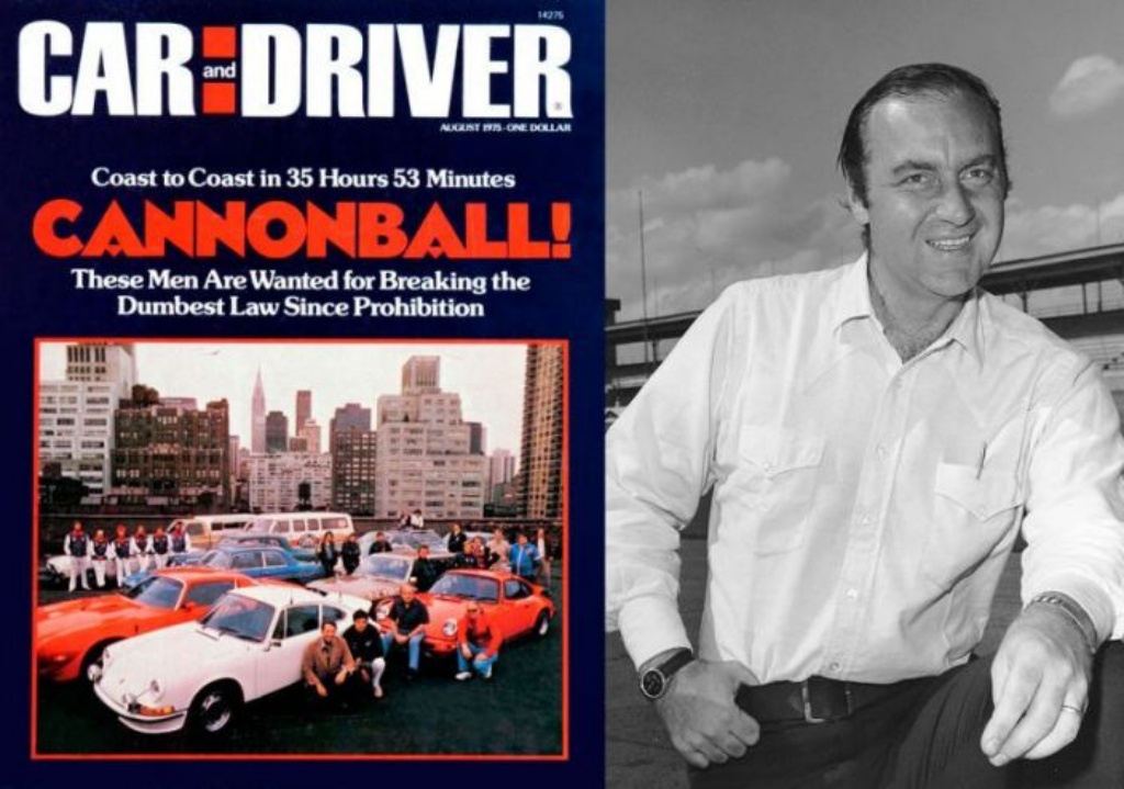 Car and Driver edición agosto 1975 y Brock Yates