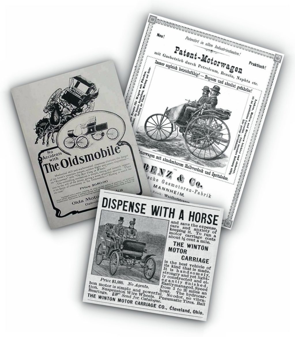 Publicidad del automóvil: Dispense with a horse