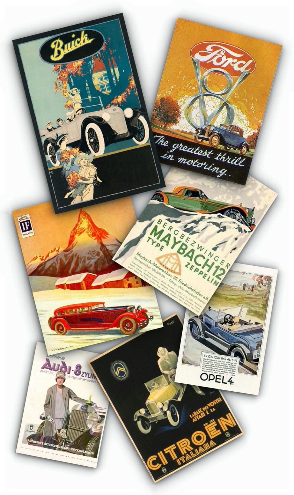 Publicidad del automóvil: Maybach Isotta Fraschini Audi