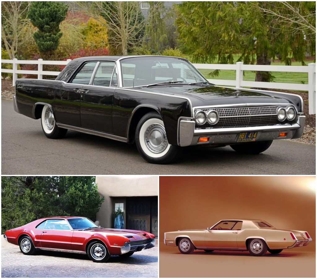 Lincoln Continental del 61: 334.345 unidades entre 1961 y 1969 / Oldsmobile Toronado / Cadillac Eldorado Coupe del 67: 96.231 unidades entre 1967 y 1970 | GM