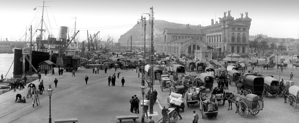 Coches y caballos: Barcelona en los años 90 del siglo XIX