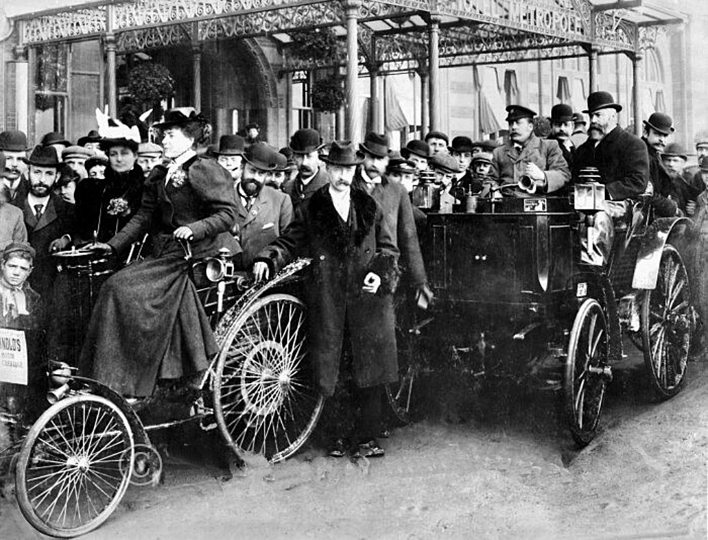 Un benz Velo en la London to Brighton Emancipation Run de 1896 | Daimler