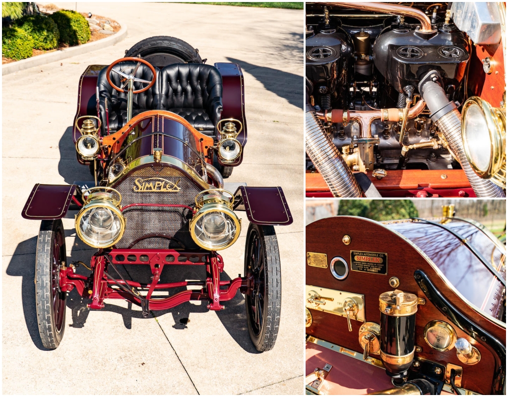 1908 SIMPLEX 50HP "SPEEDCAR" Coachwork in the style of J.M. Quinby & Co. est 600-800.000$ venta 610.000$ | Bonhams