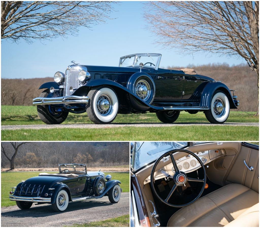 Amelia Island 2021: 1932-Chrysler CL Imperial Convertible Roadster by LeBaron est 600-675.000$ venta 577.000$ | RM Sotheby's