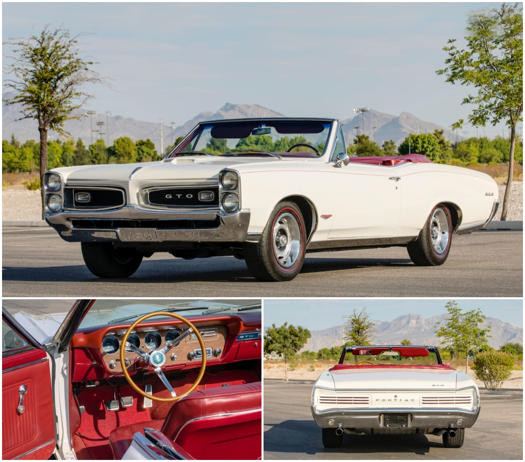 1966 PONTIAC GTO CONVERTIBLE est 75-90.000 $ 82.500 $ | Mecum