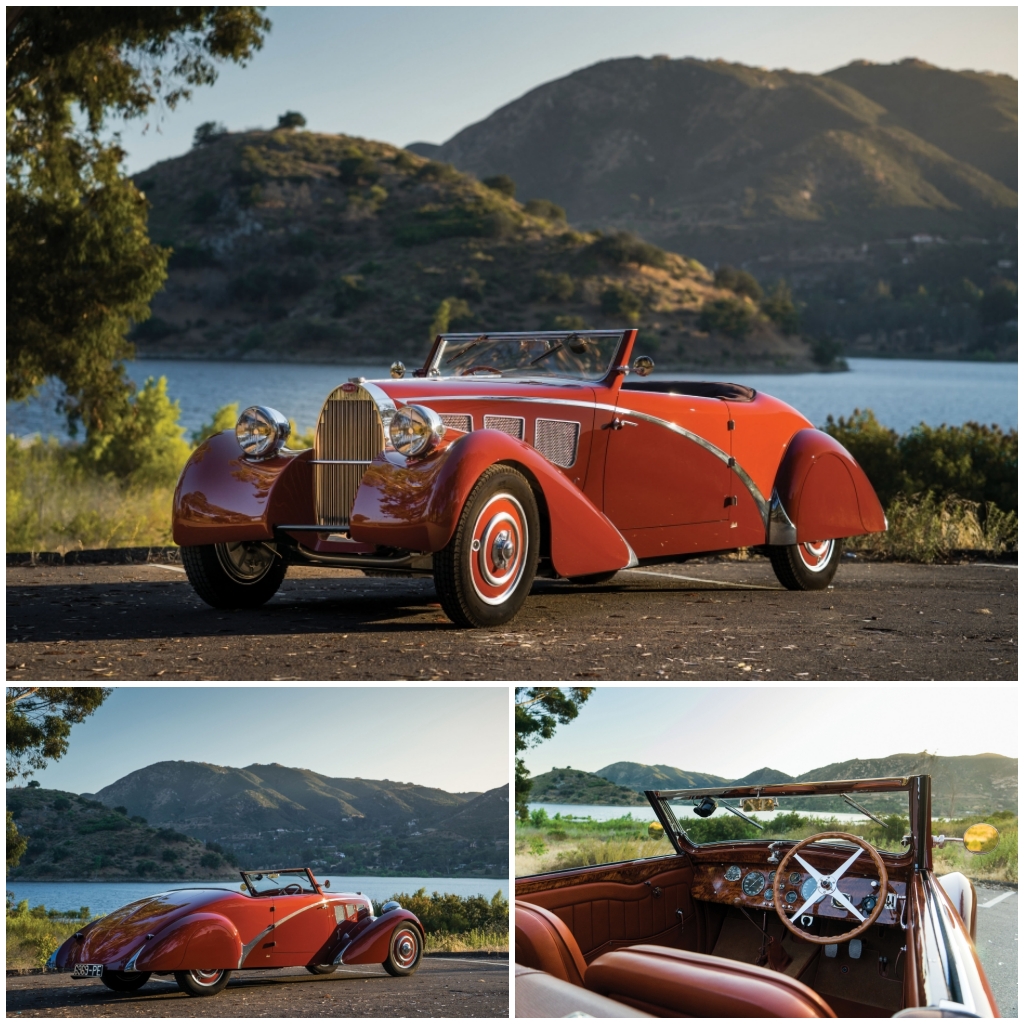 Subastas Monterey 2021: 1937 Bugatti Type 57 Cabriolet est 650-800.000 $ 665.000 $ | RM Sotheby's
