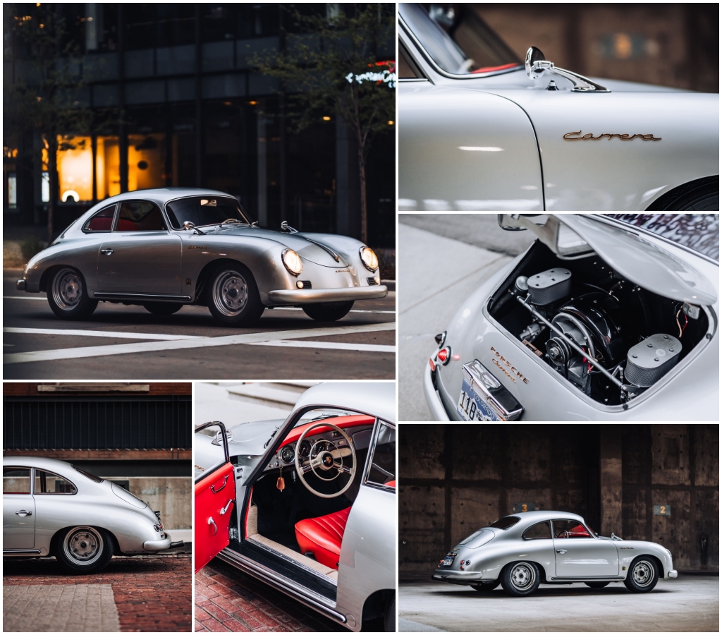 Subastas Monterey 2021: 1956 Porsche 356 A Carrera 1500 GS Coupe by Reutterest 425-500.000 $ 472.500 $ | RM Sotheby's