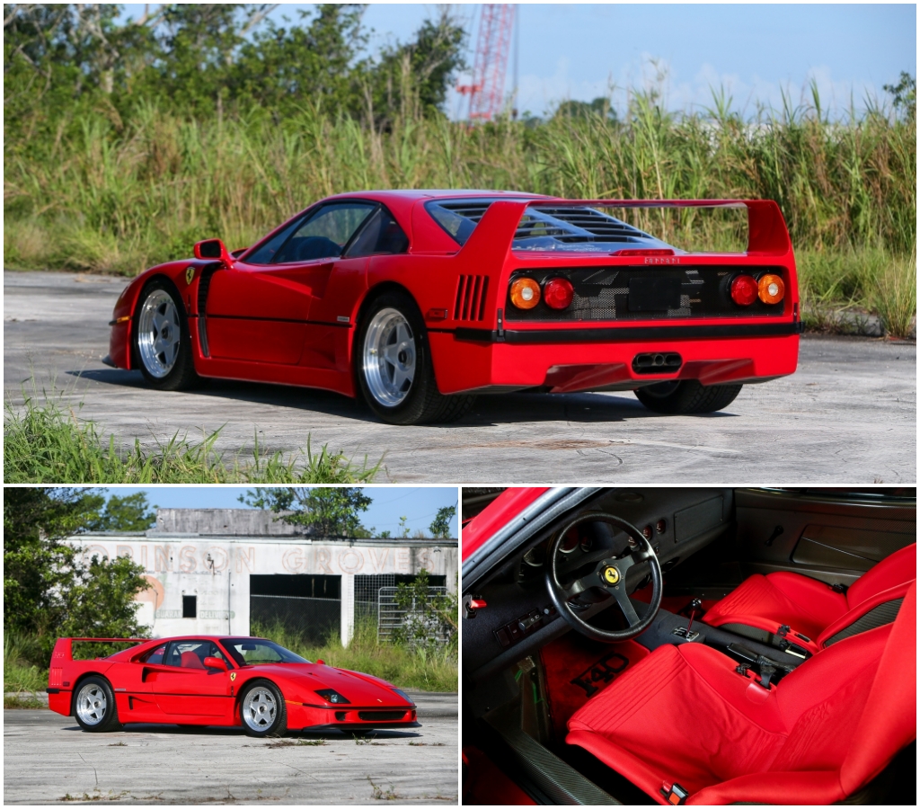 1991 Ferrari F40 est 1,8-2,1 M$ 2,425 M$ | RM Sotheby's