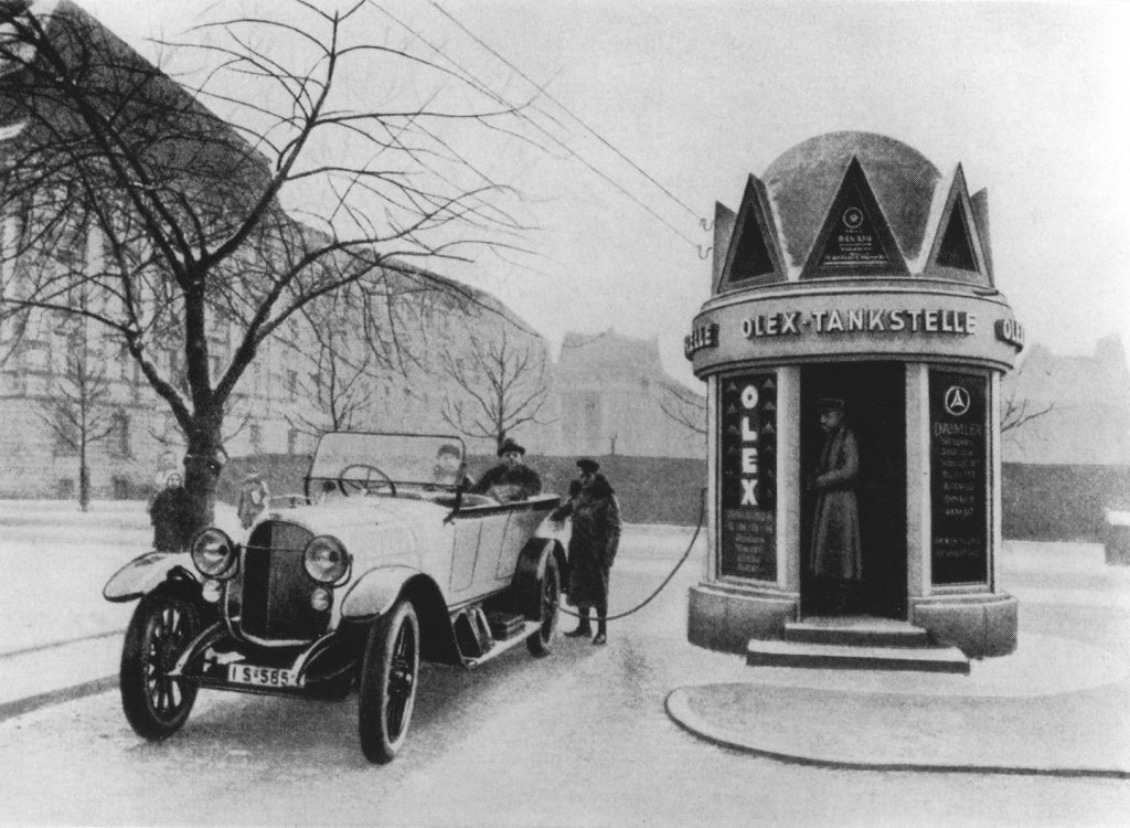 La primera gasolinera de Alemania, instalada en Hannover en 1922